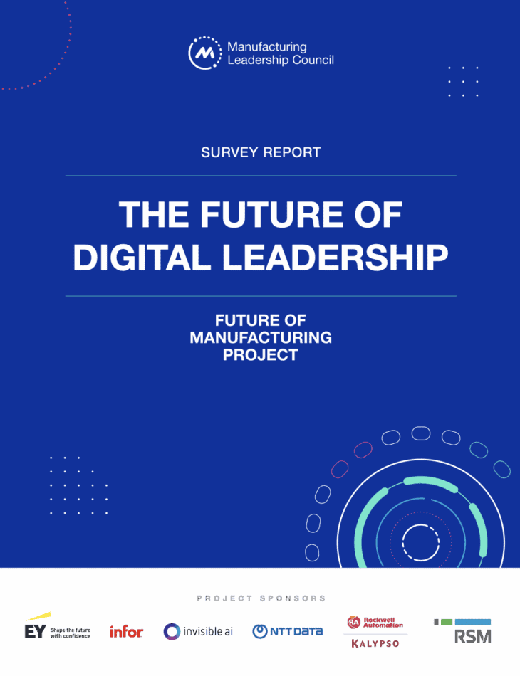 The Future of Digital Leadership survey report cover