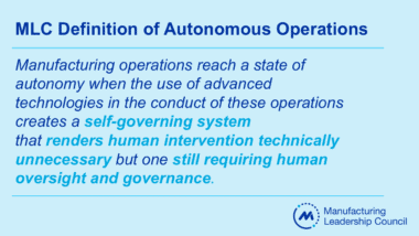 Rethink 2026 MLC Autonomous Operation